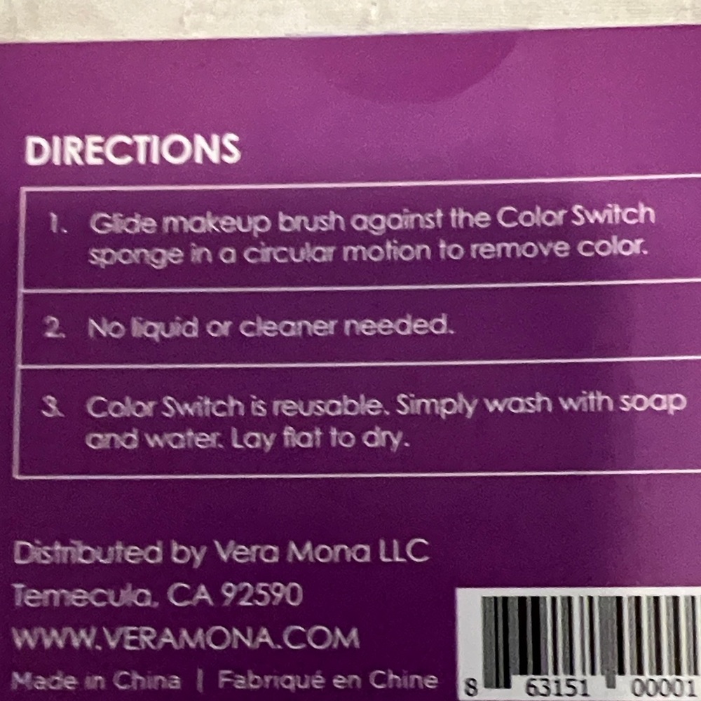 Color Switch Instant Brush Cleaner - Purple - Picture 8 of 8